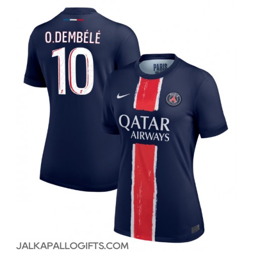 Paris Saint-Germain Ousmane Dembele #10 Kotipaita Naiset 2024-25 Lyhythihainen